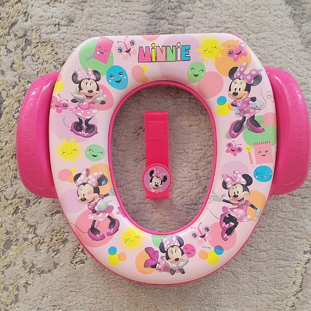 Disney Minnie Mouse Pink Training Seat with Handles